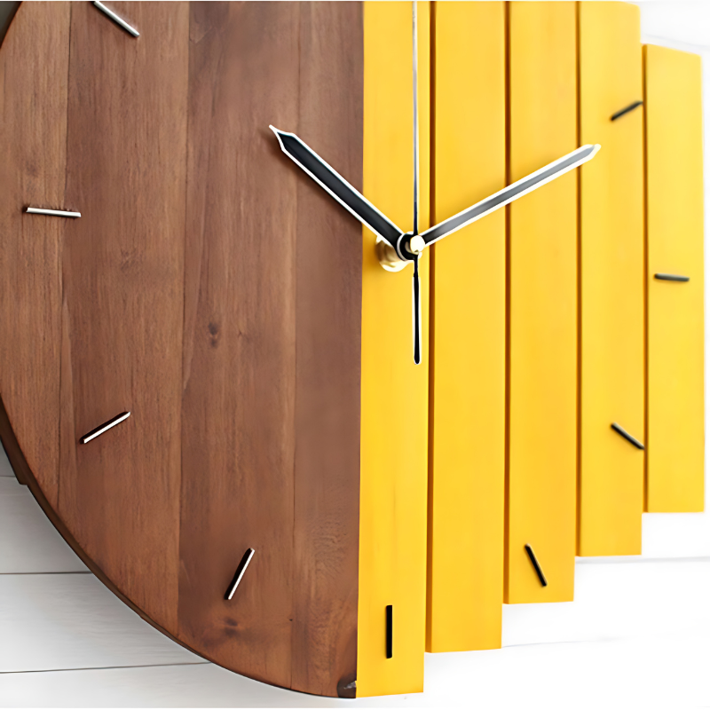 BowLift | ClarityTime | Silent Wall Clock with Timeless Minimalist Design for Elegant Interiors