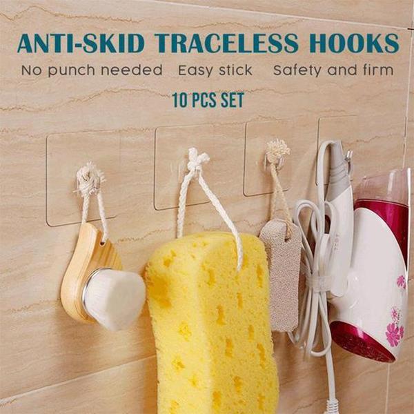 BowLift | Reusable Anti-skid Traceless Hooks (20 PCS)
