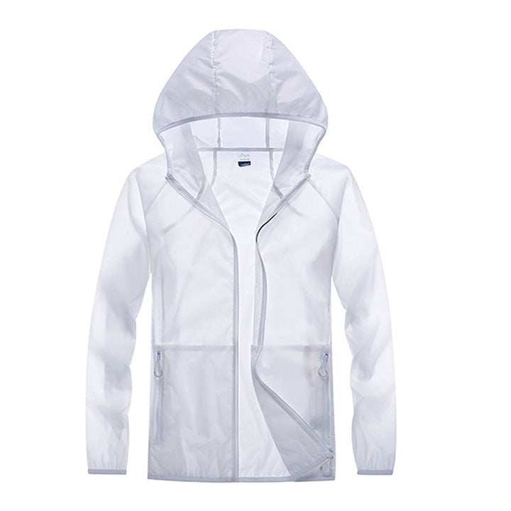 Ultralight UV Protection Clothing with High Collar and Side Pockets