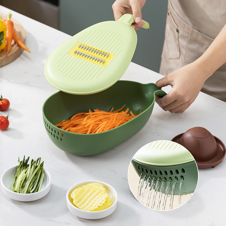 Avocado Shape Vegetable Cutting Chipper | Bowlift