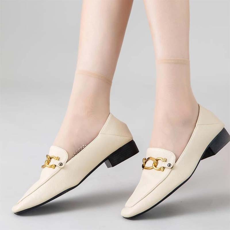 BowLift | Spring Summer Invisible Non-Slip Crystal Silk Socks