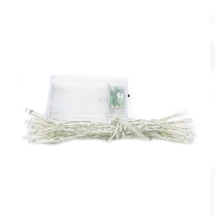 Versatile LED string lights with 8 functions for outdoor use