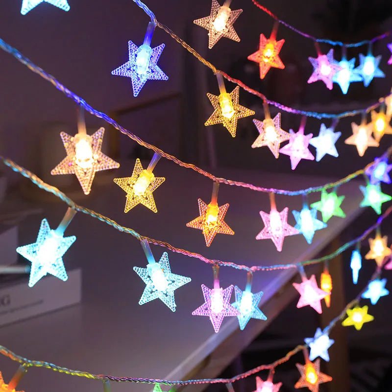 LED string lights for indoor and outdoor use