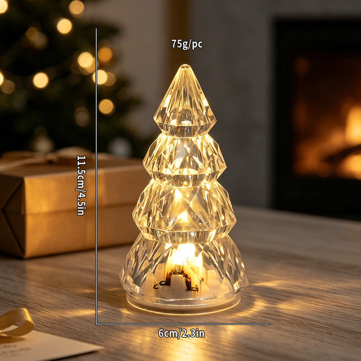 LED Christmas Tree Decorative Light with Glitter Effect