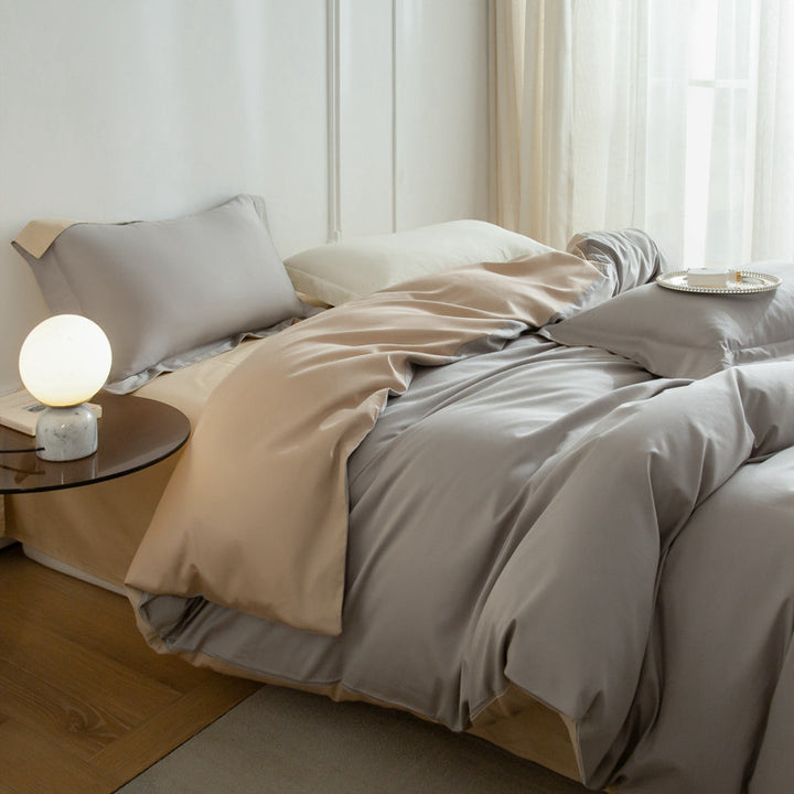 Cotton bedding set, 100 long-staple, elegant