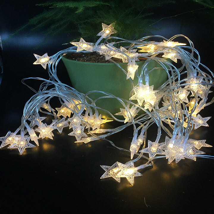 LED Star String Lights for Festive Decoration