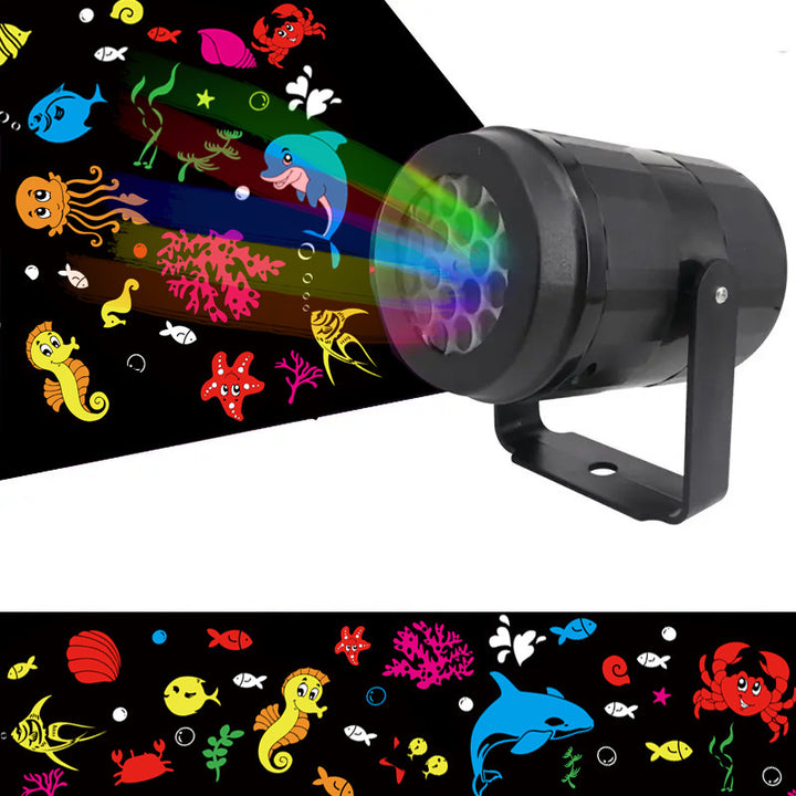 Decorative mood light with various light patterns