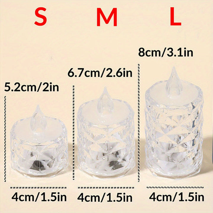 Electronic LED Candle, PS Plastic