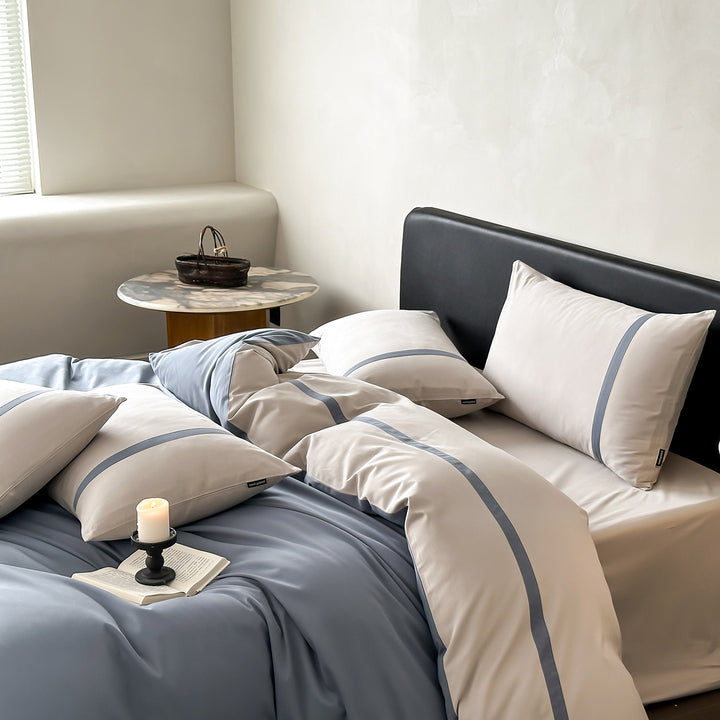 Cotton bedding set, 100s, brushed, four pieces