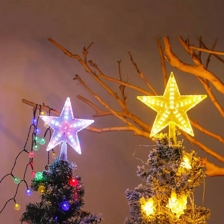 LED Star Decoration Light for the Christmas Tree