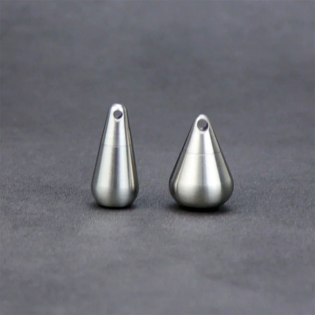 BowLift | Titanium Droplet Mini Pill Box - Waterproof Travel Case