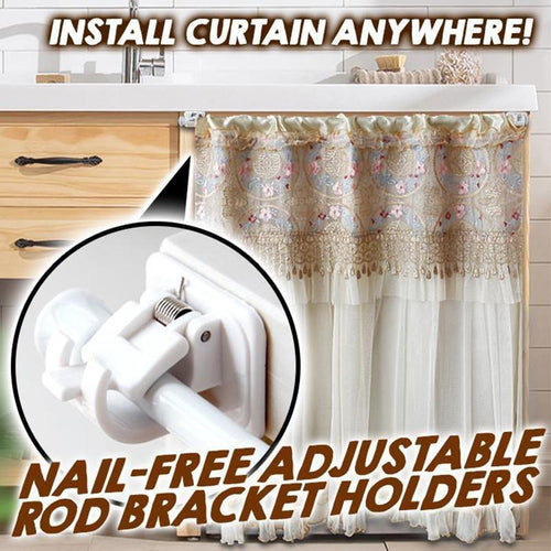 BowLift | Nail-free adjustable rod holder