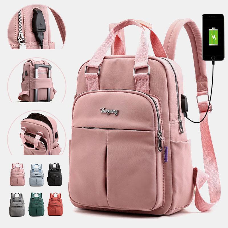 Multifunctional Water-resistant Casual Backpack Bowlift