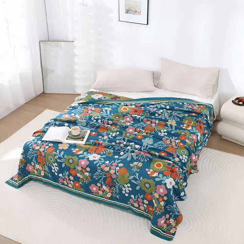 BowLift | Wildflower Botanical Bliss Cotton Blanket