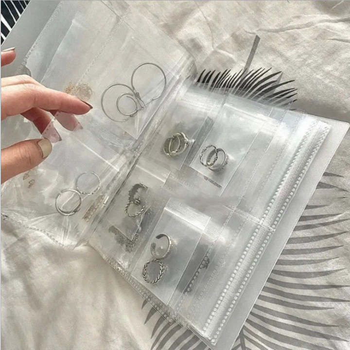 BowLift | Simple transparent jewelry album storage bag