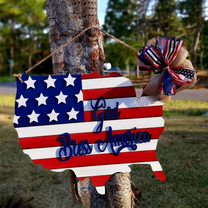 BowLift | America Flag Decorative Sign