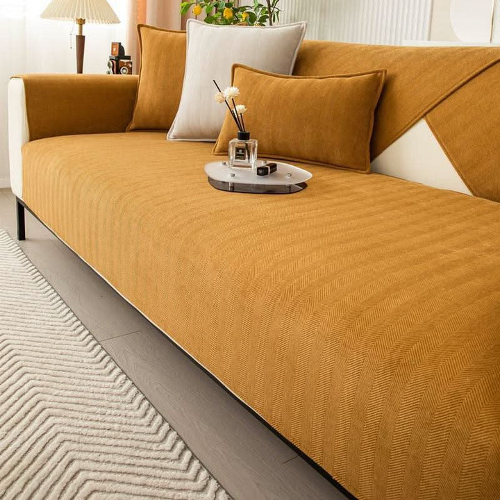 Non-Slip Stretch Sofa Cover for Everyday Couch Protection