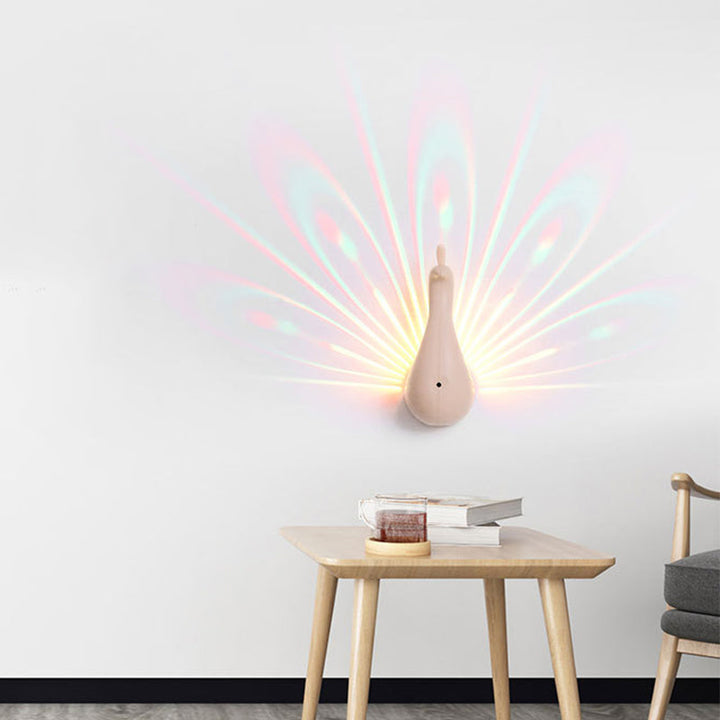BowLift | Peacock Led Projector Wall Lights For Bedroom