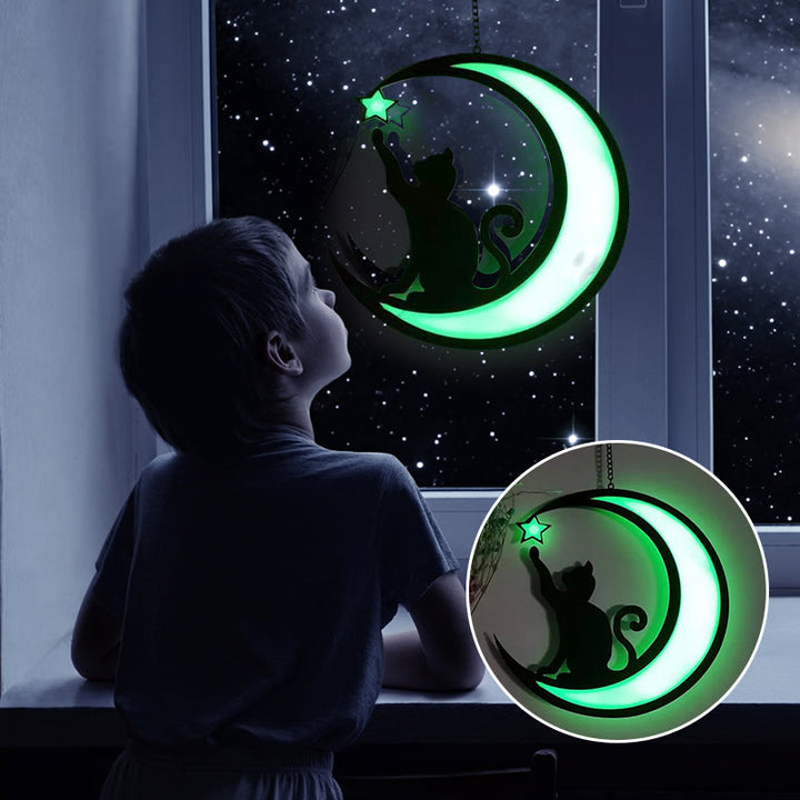 BowLift | Moon Cat Decoration Pendant made of Acrylic