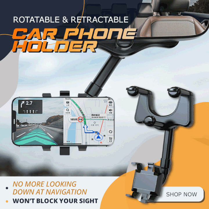 BowLift | Rotatable and extendable car phone holder
