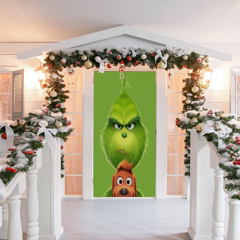 BowLift | Nightmare Before Christmas Outdoor Decorations Props Christmas Elves Door Cover