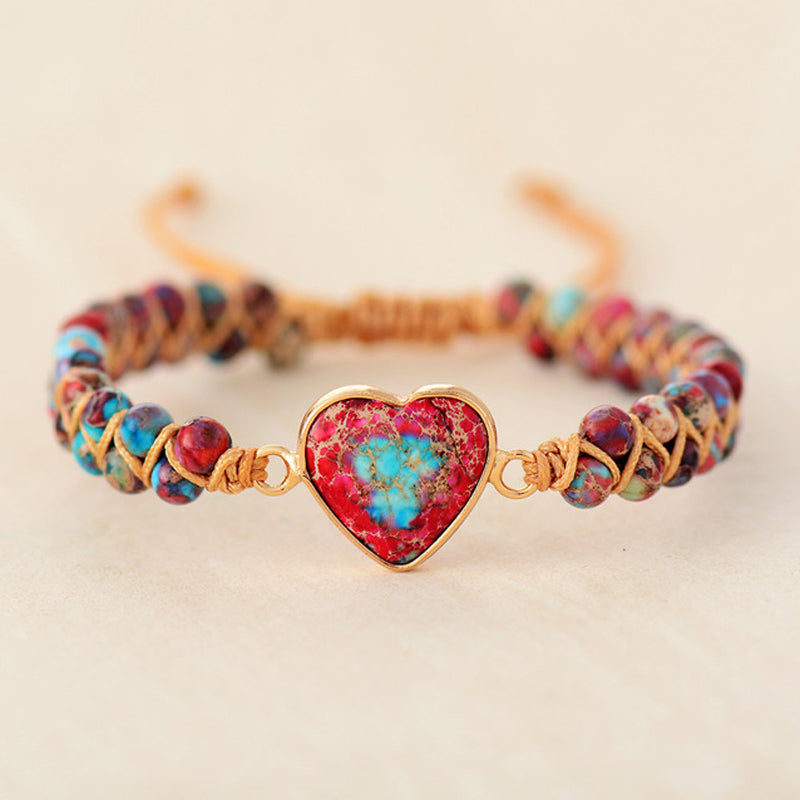 BowLift | Passionate Heart-Jasper Bracelet