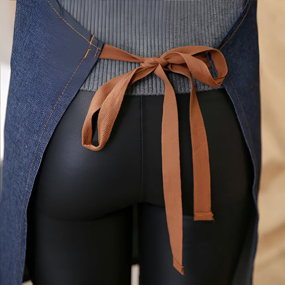 BowLift | Adjustable Denim Apron