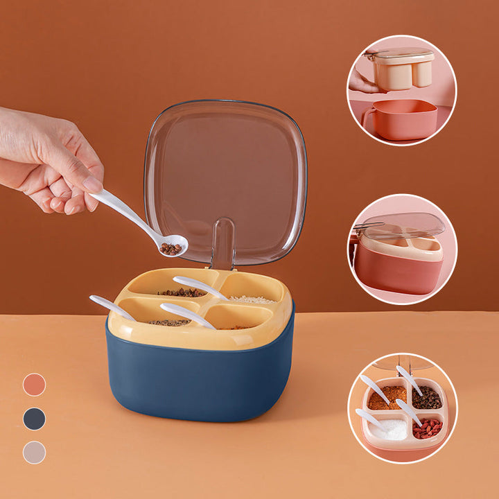Four seasoning box with lid | Bowlift