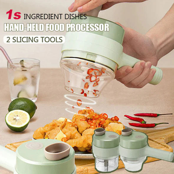BowLift | 4 In 1 Handheld Electric Vegetable Cutter Set