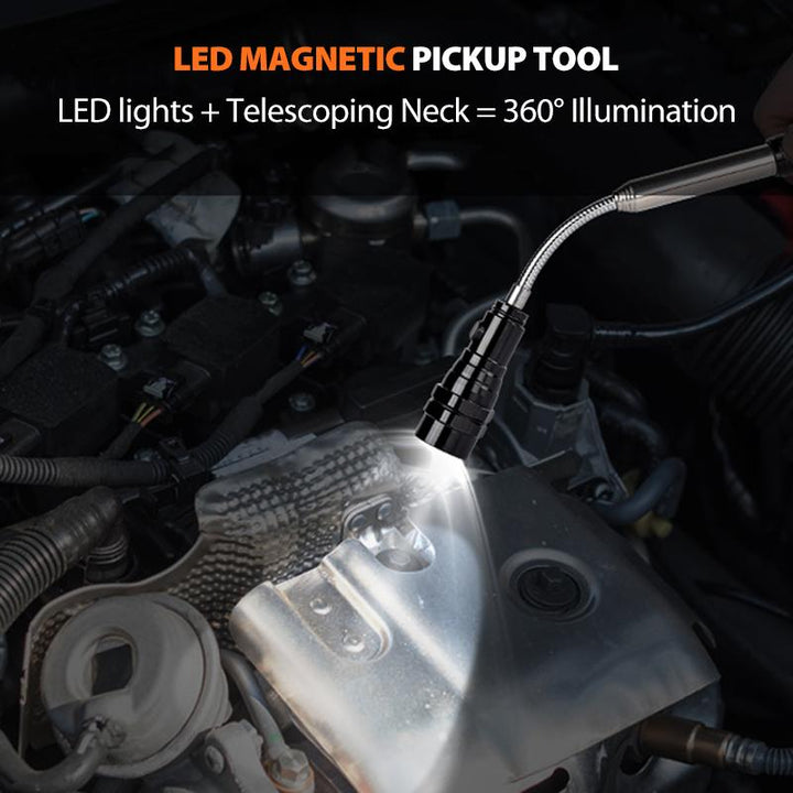 BowLift | Telescopic Magnetic Pickup Flashlight