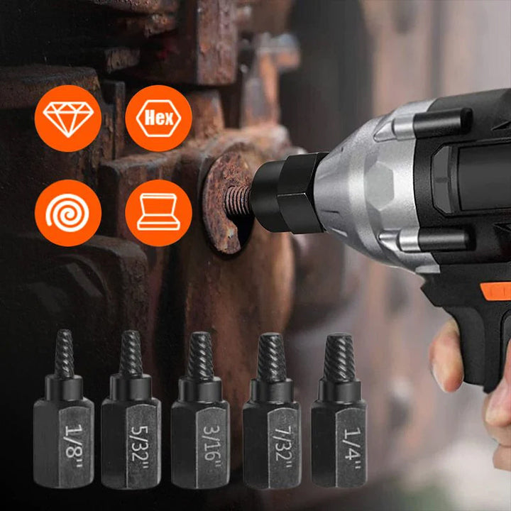BowLift | Screw and Bolt Extractor Set