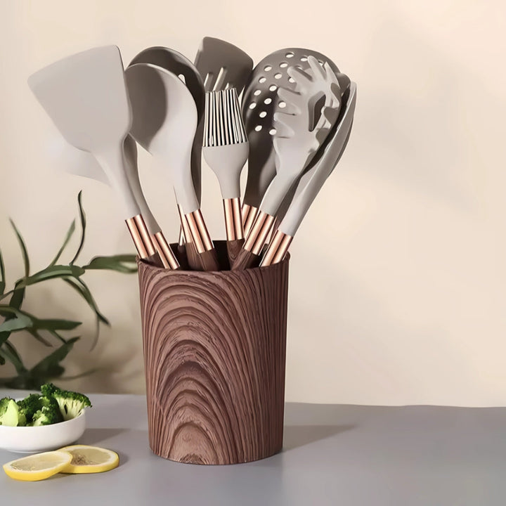 BowLift | Luxe Silicone Cooking Utensils | 10 Pcs Set