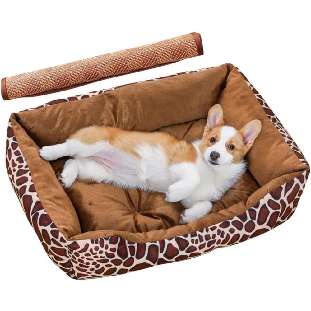 WildComfort • Plush Leopard Print Bed