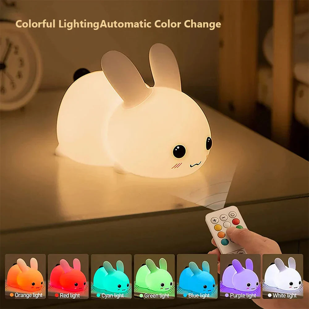 Cute LED Night Light for Kids Bowlift