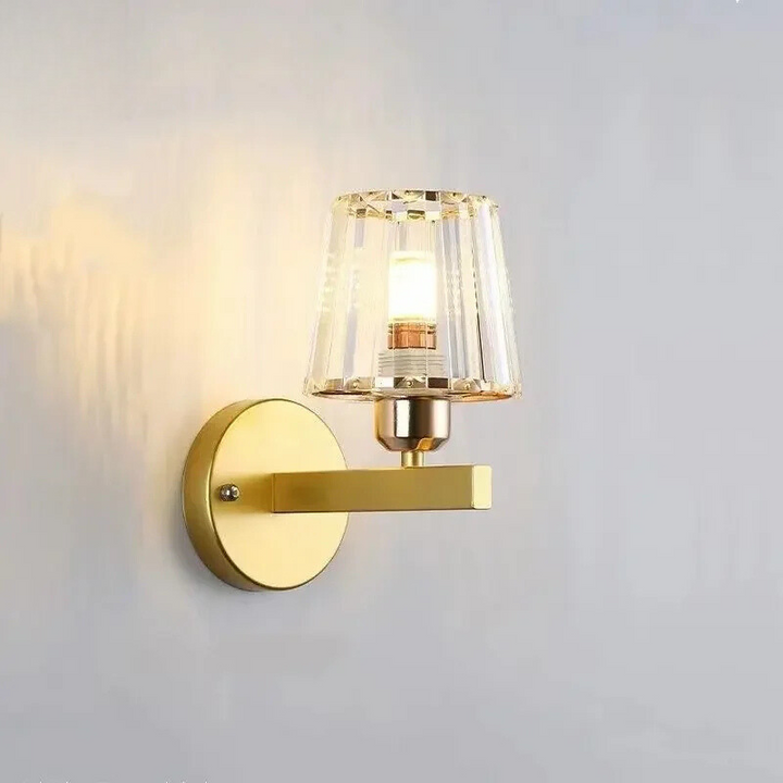 CrystalLuxe - Elegant Crystal LED Wall Lighting Bowlift