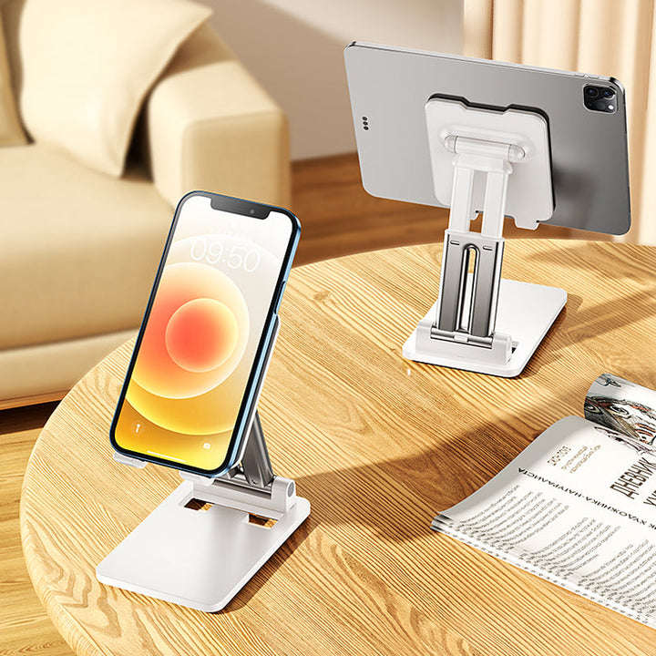 Foldable Phone and Tablet Stand with Rubberized Grips