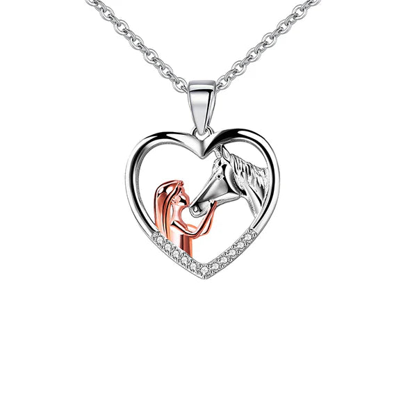 BowLift | Girl and Horse Necklace Chain