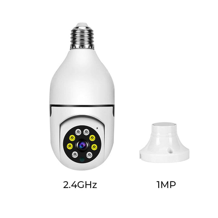 Wireless security camera without cables with light bulb | Bowlift