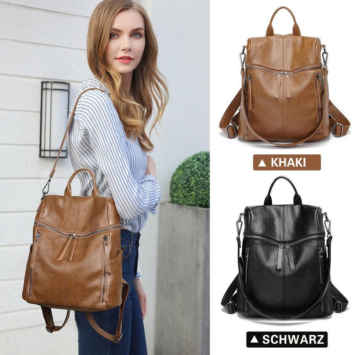 Backpack with large capacity - Full leather