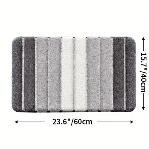 BowLift | Lumiere Striped Absorbent Bath Mat