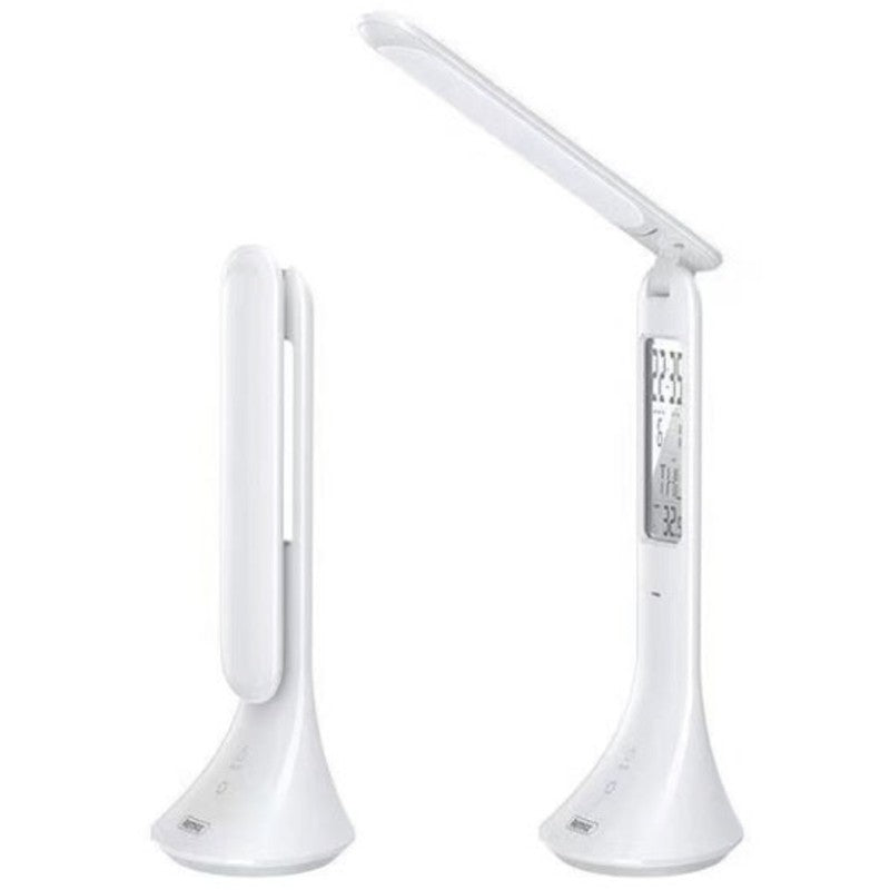 BowLift | Rechargeable Foldable Eye-caring Desk Lamp, with Flicker-free, Adjustable Brightness, Time, Date & Temperature Display