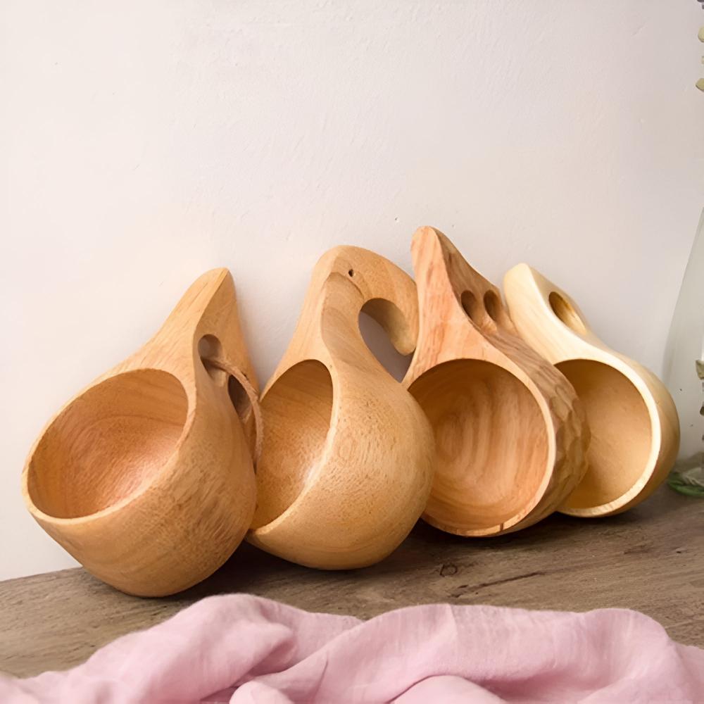 BowLift | Rubberwood Artisan Mug Collection