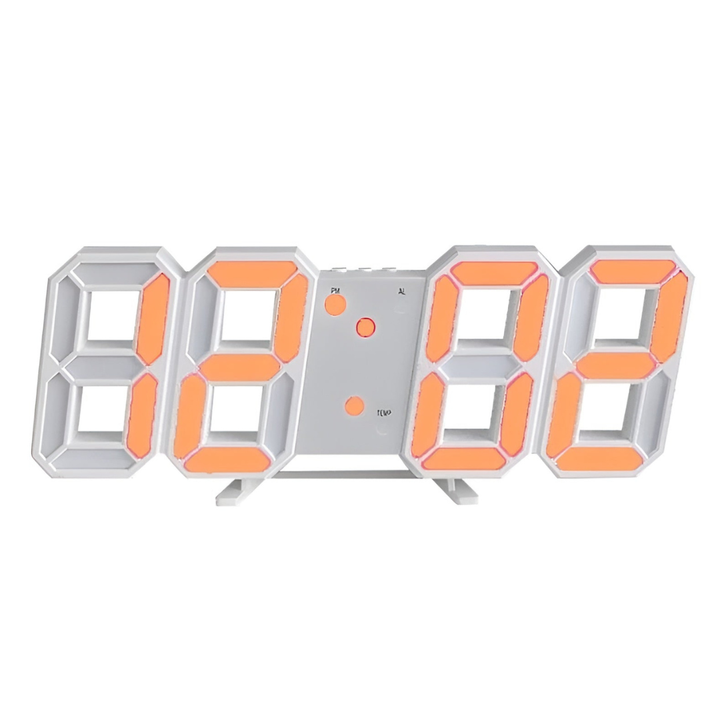 BowLift | Modern 3D LED Wall Clock – Digital Eye‑Catching Display