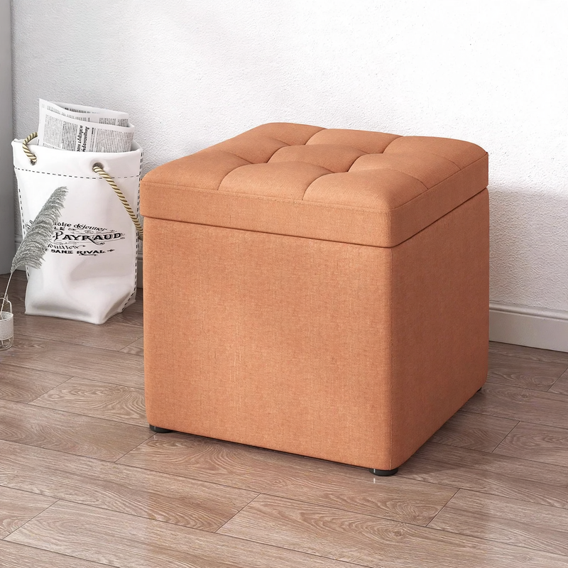 Storage stool made of wood, 30×30×35 cm, model S1873