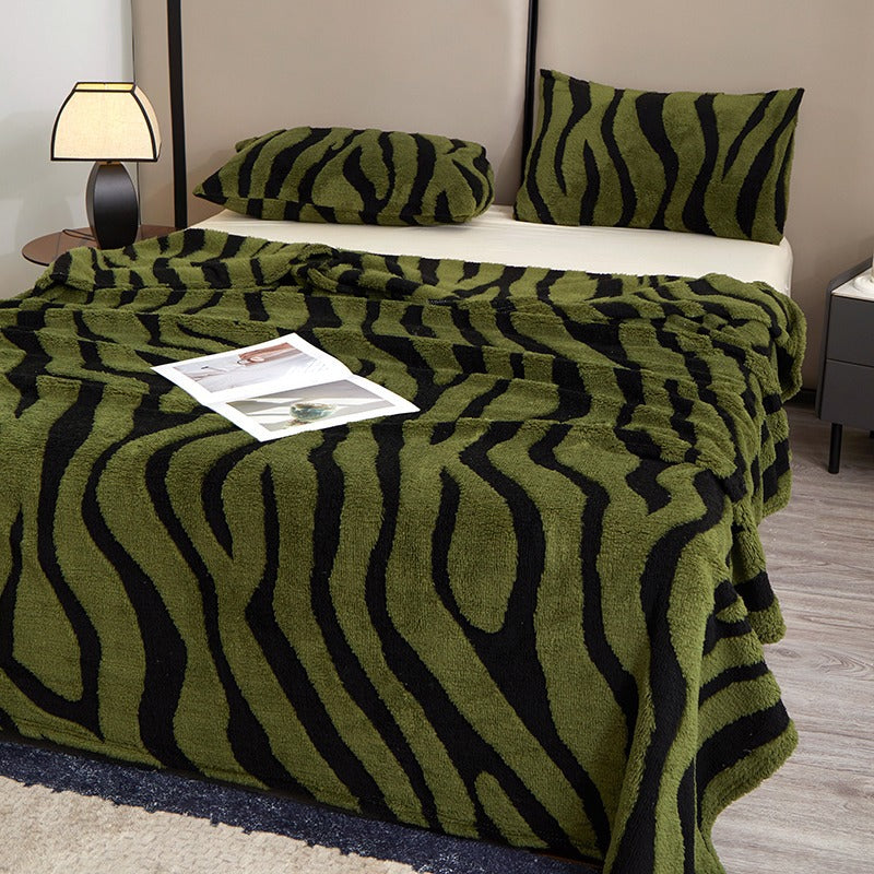 Banana leaf fleece blanket, Polyester