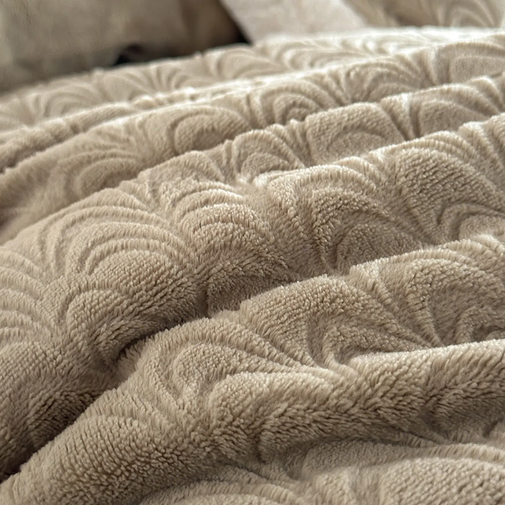 Milk fiber bedding set, 4-piece, premium weight