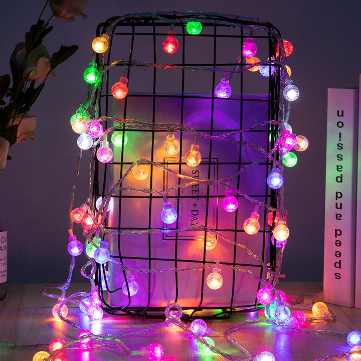 LED string lights for indoor and outdoor use