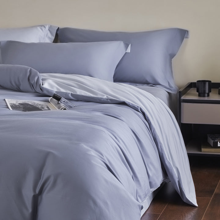 Cotton Bedding Set, Long Staple, Solid Color