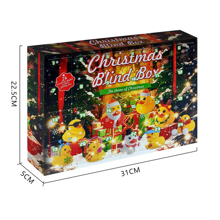 Christmas Advent Calendar with Duck Figures