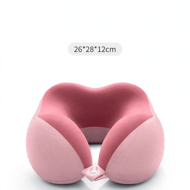 Travel Neck Pillow U-Shape Memory Foam 360° Neck Support